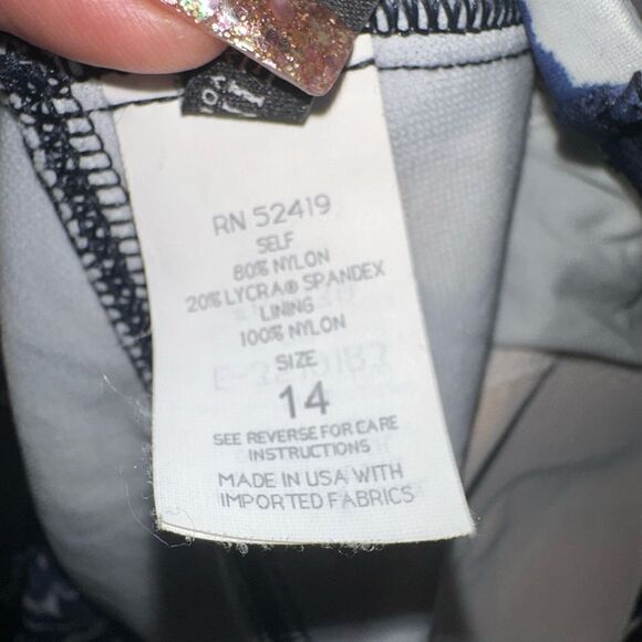 Anne Klein Tankini Top Size 14 - Picture 7 of 7